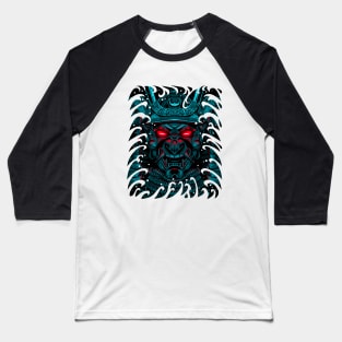 Samurai warrior in the ocean tattoo Baseball T-Shirt